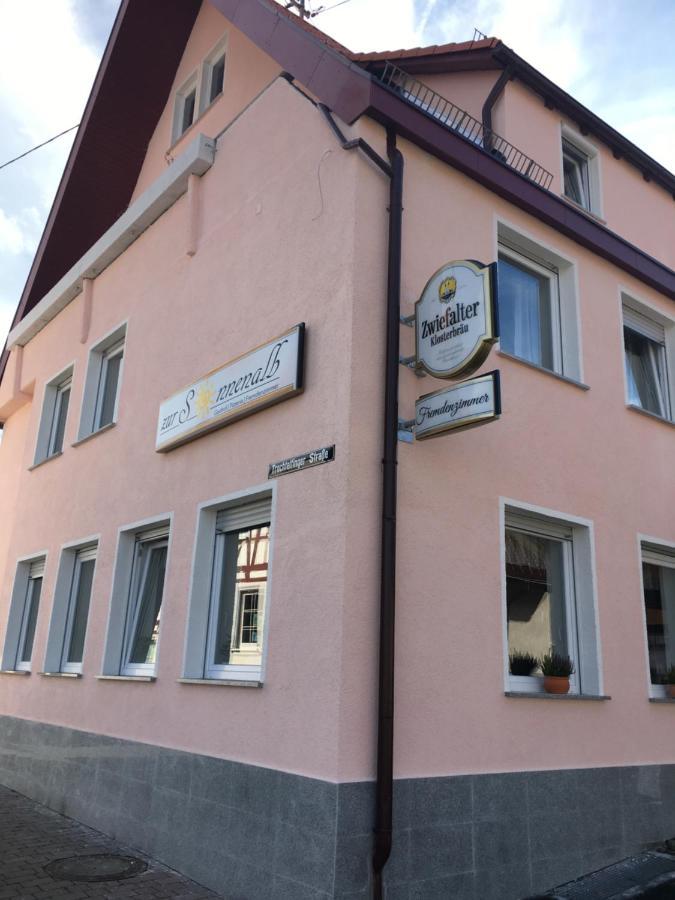 Hotel Zur Sonnenalb Sonnenbühl Exterior foto
